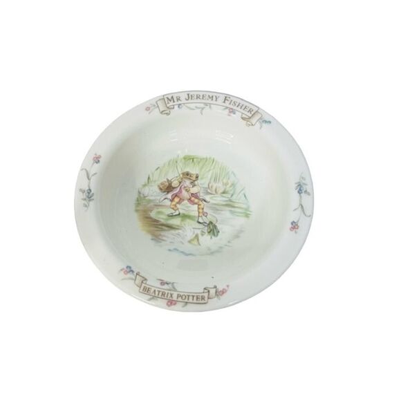 Royal Albert China Beatrix Potter Mr. Jeremy Fisher Collectible Bowl - Picture 1 of 4